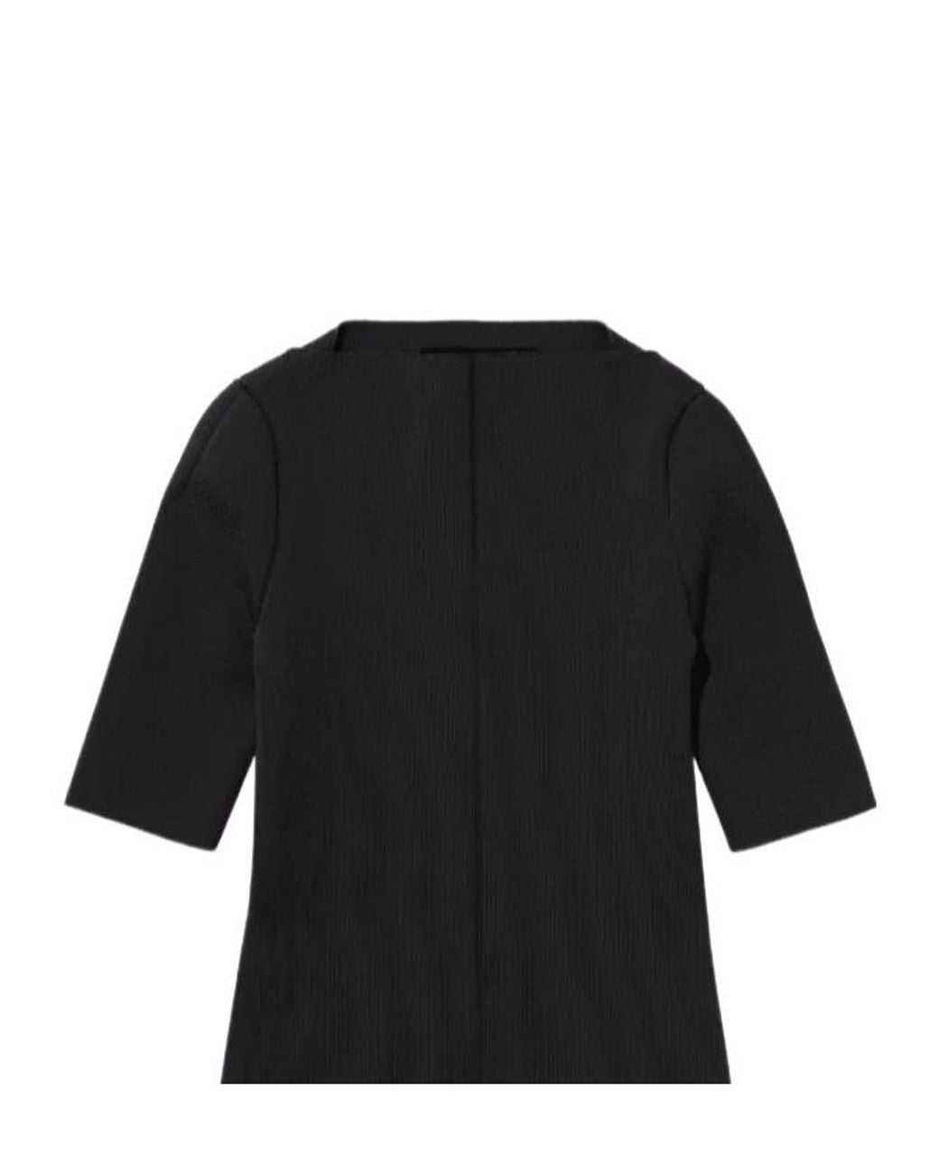Proenza Schouler Blue Mock Neck Knitted Top