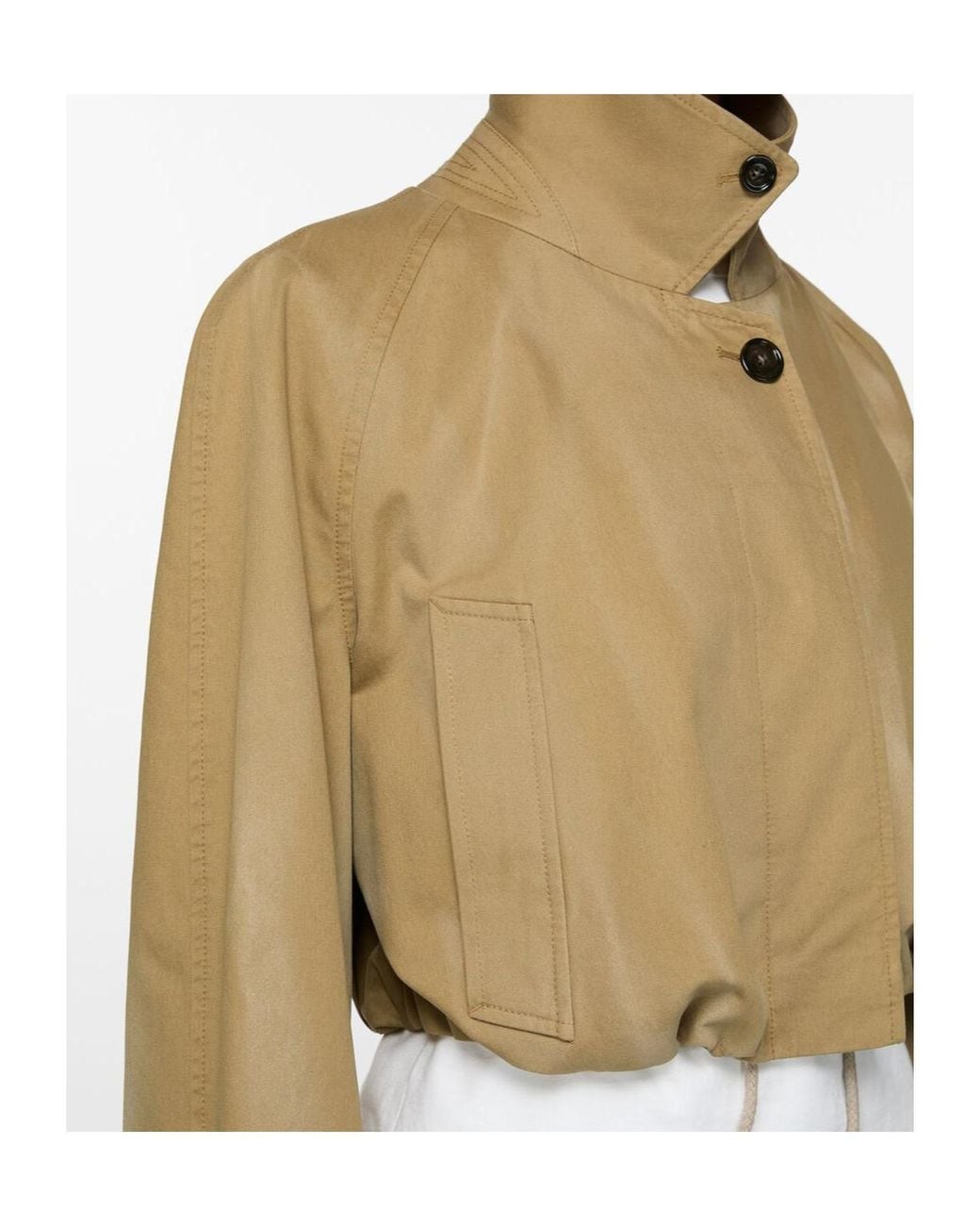 Acne Natural Long-Sleeved Casual Jacket
