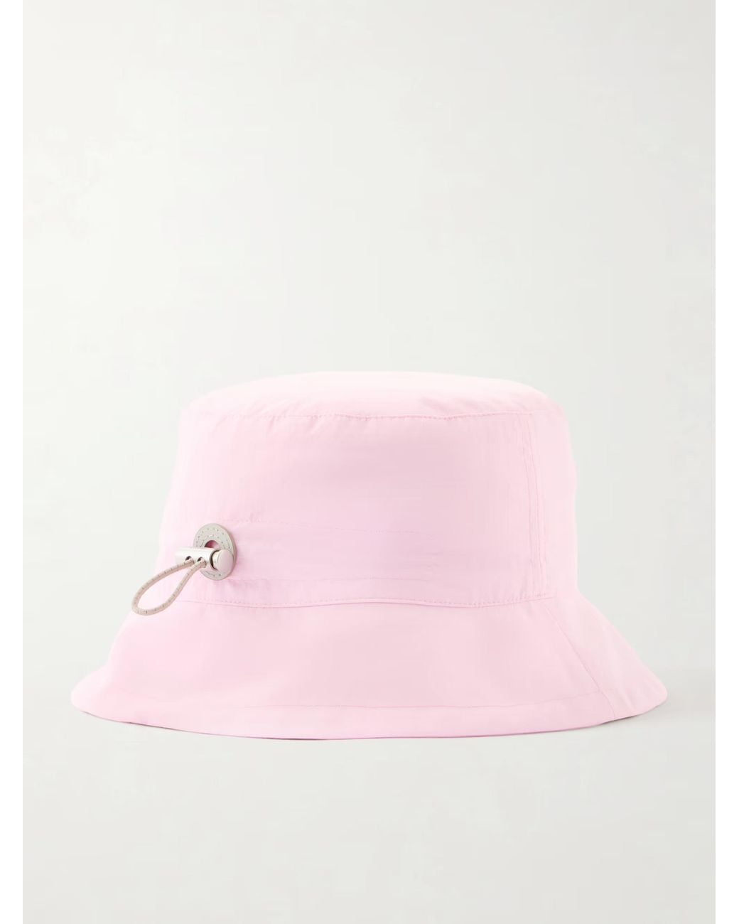 Jacquemus Pink Baluchon Logo Detailed Bucket Hat