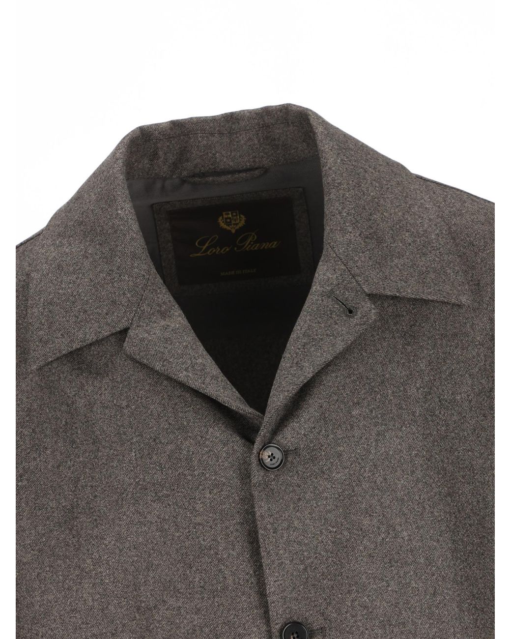 Loro Piana Gray Overshirt Shirt for men