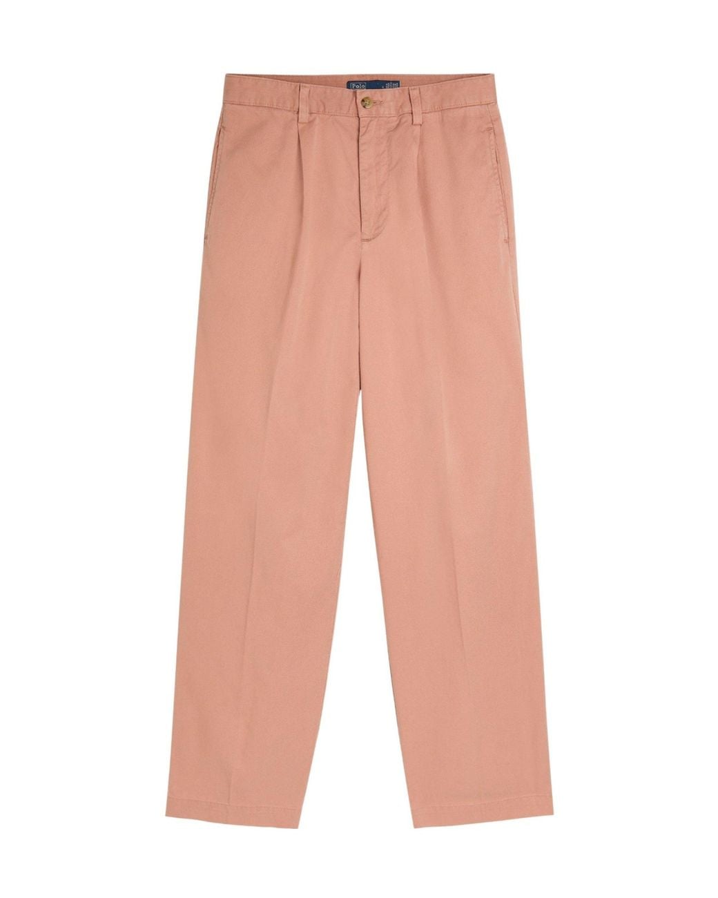 Polo Ralph Lauren Pink Relaxed-Fit Straight Trousers