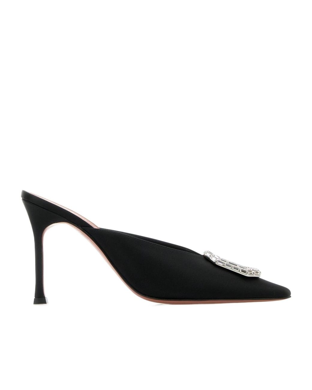 AMINA MUADDI Black High-Heeled Sandals