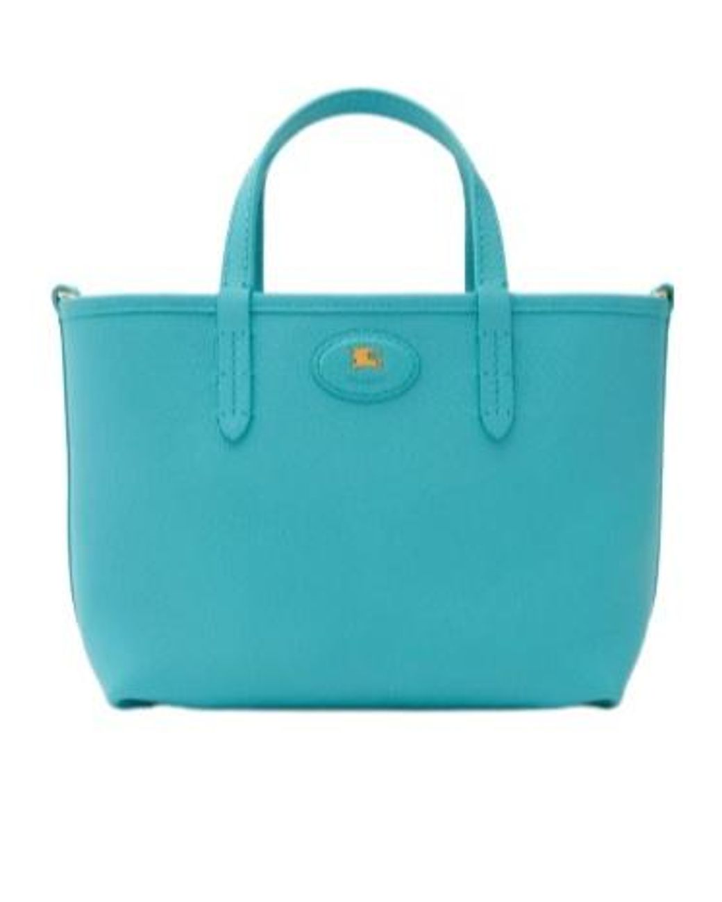 Burberry Blue Bloomsbury Reversible Leather Tote Bag