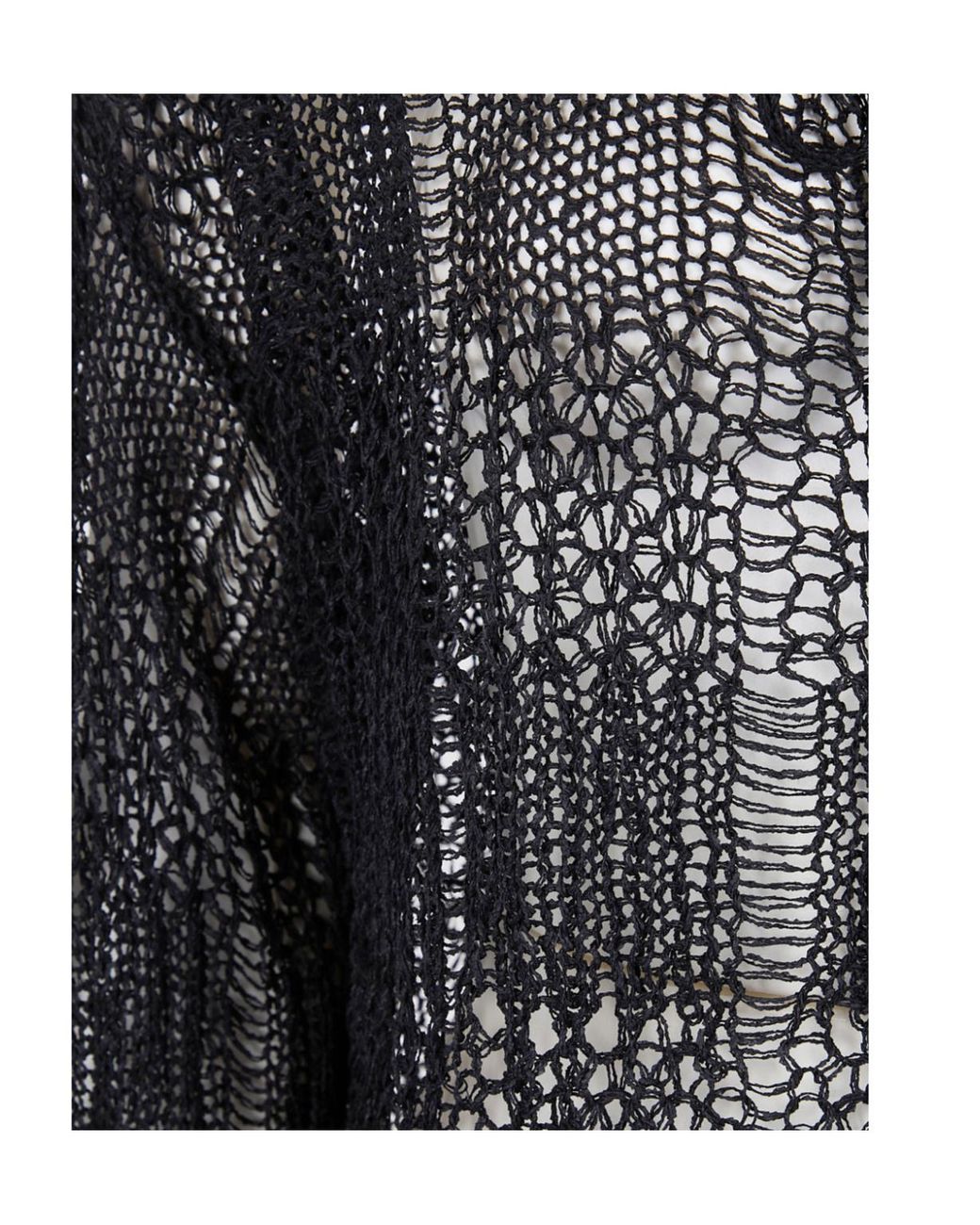 Y's Yohji Yamamoto Black Tie Knitwear