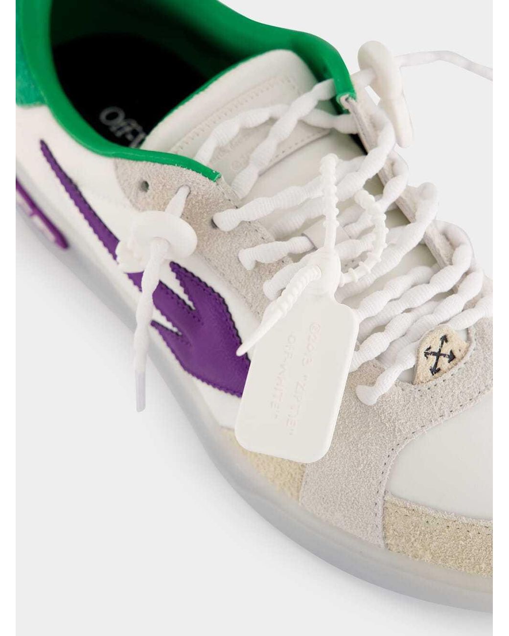 Off-White c/o Virgil Abloh Green End Of Play Low-Top Sneakers for men