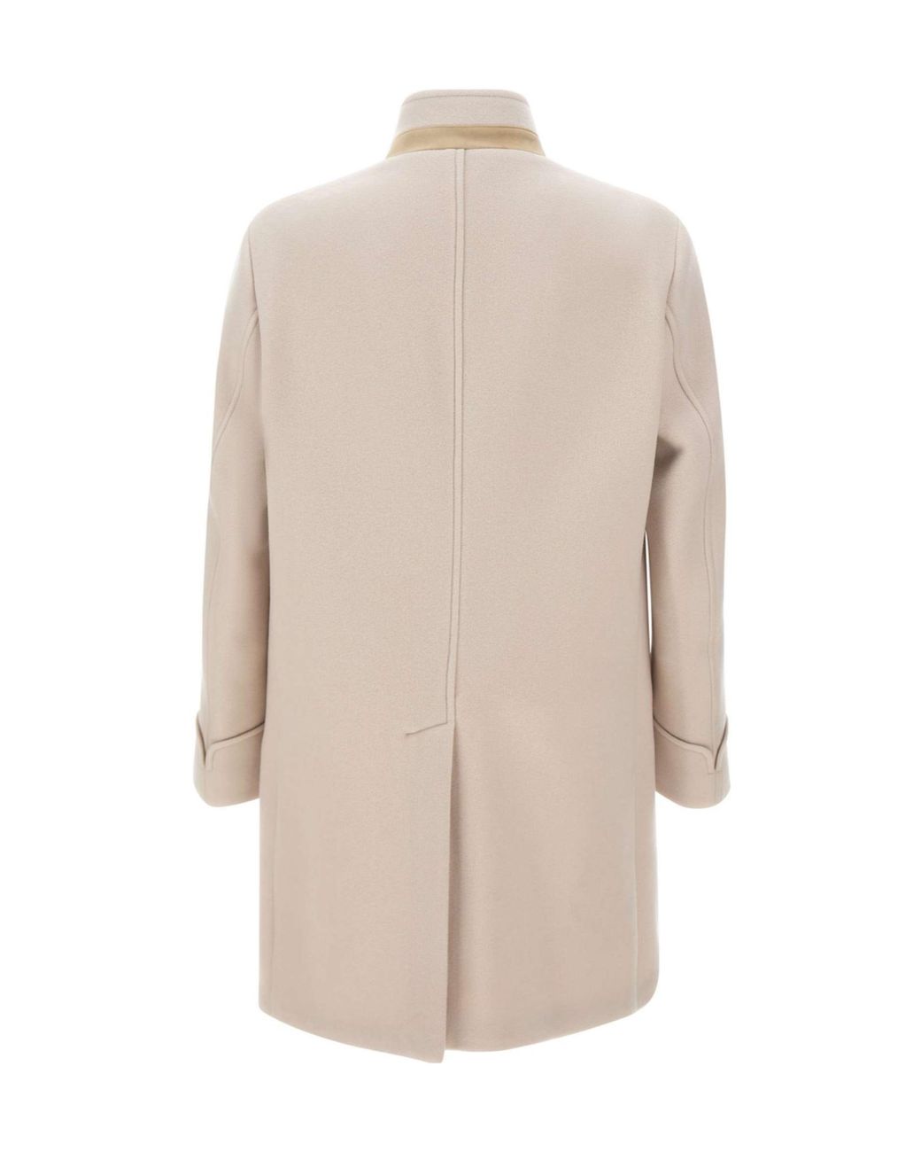 Eleventy Natural Single Breasted Coat for men