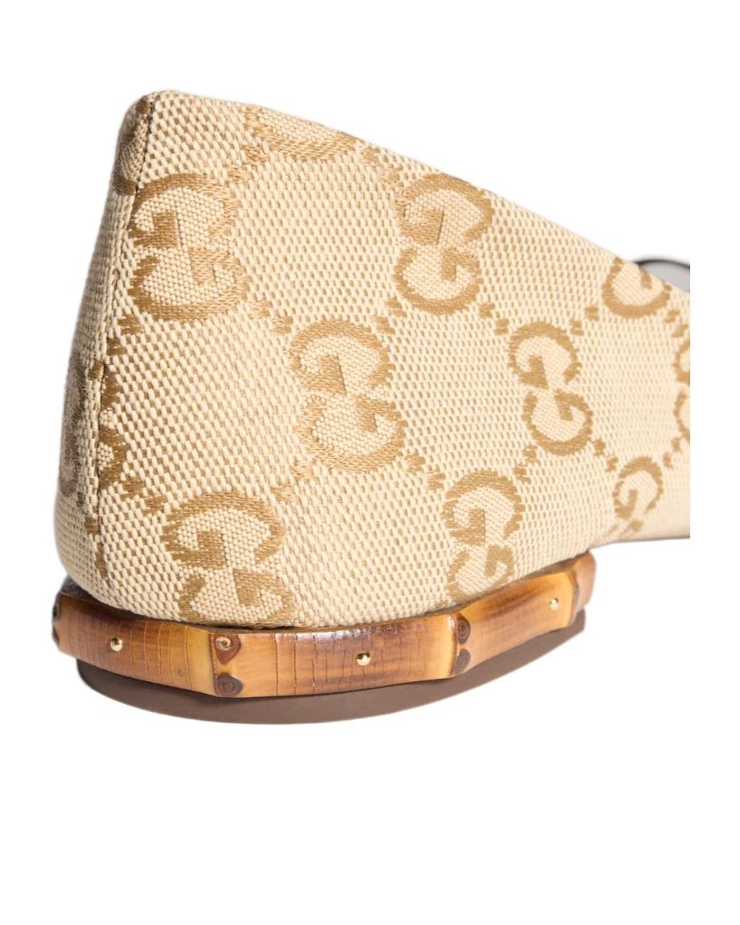 Gucci Brown Ballerina With Bamboo
