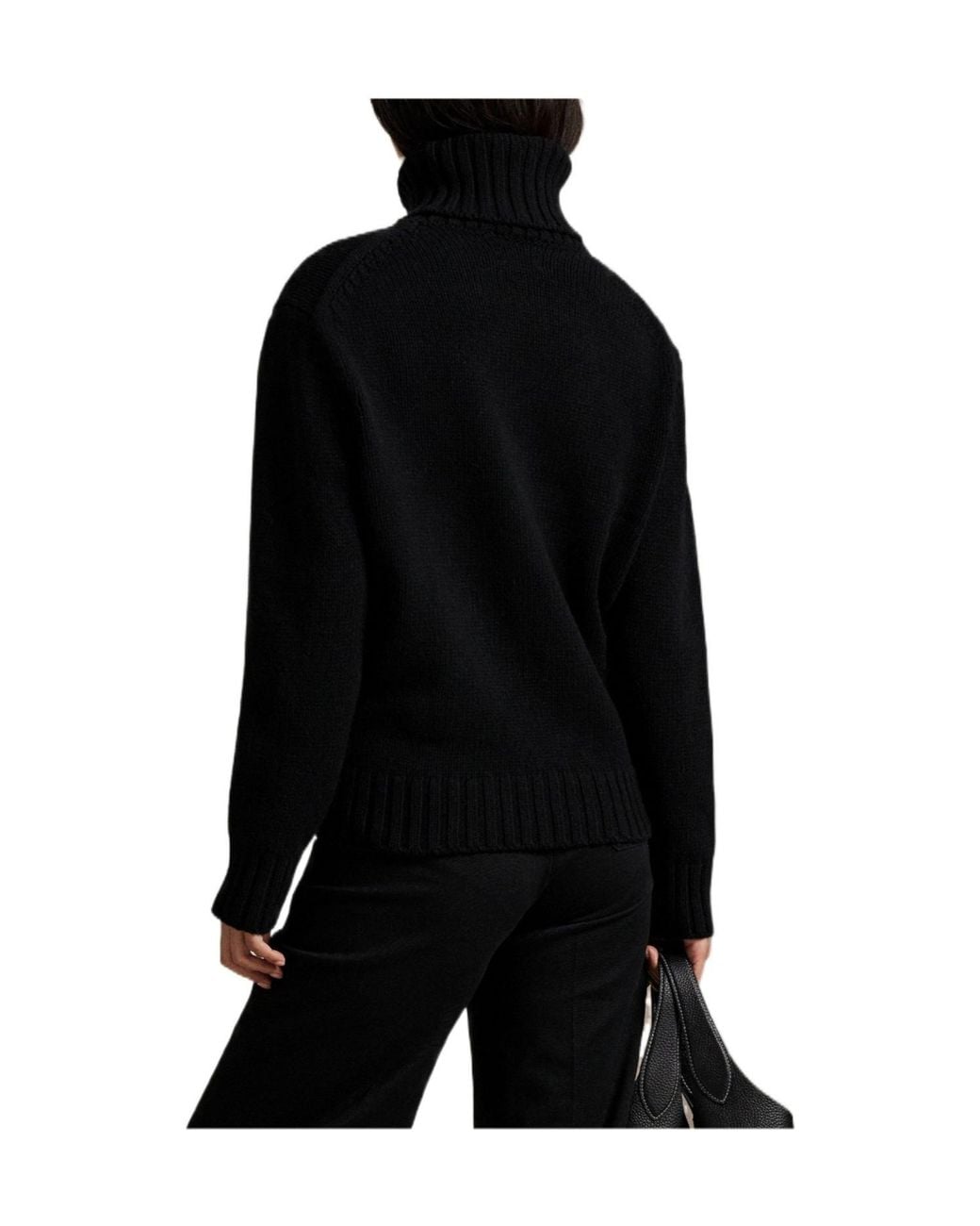 Polo Ralph Lauren Blue Pony Knitted Crew Neck Jumper