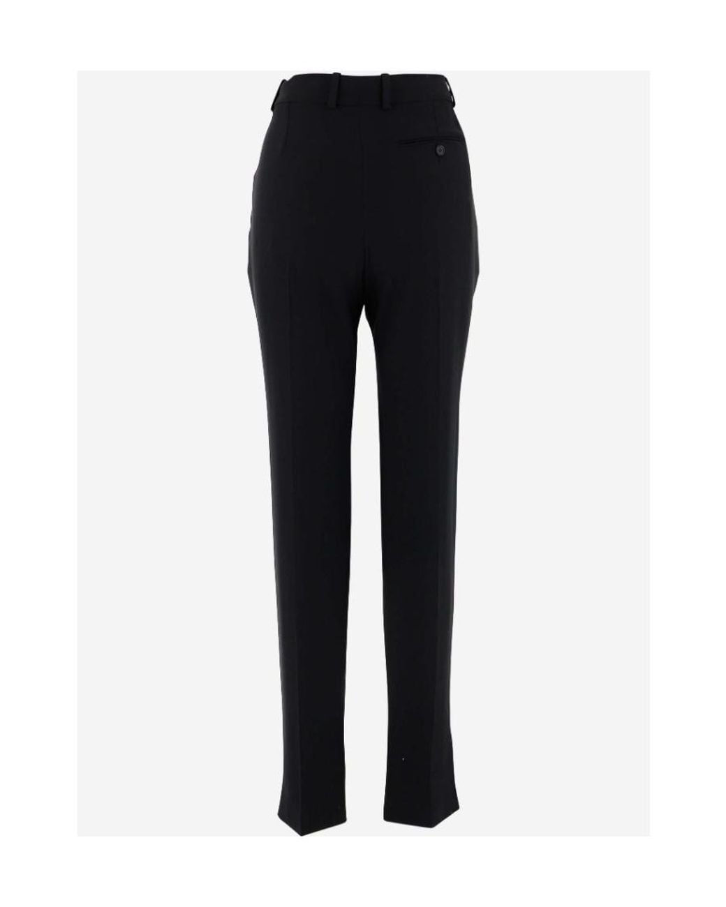 McQueen Black High-Waisted Trouseres