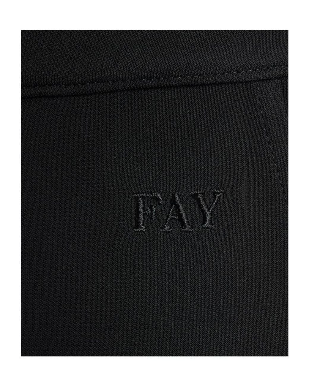 Fay Black Tailored Dress Pants