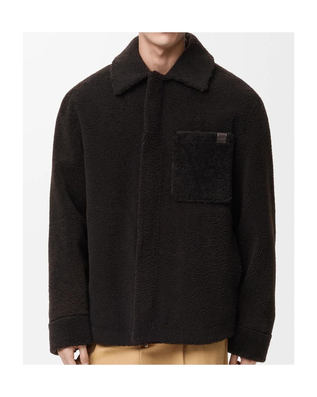 Loewe Black Anagram Embossed Overshirt