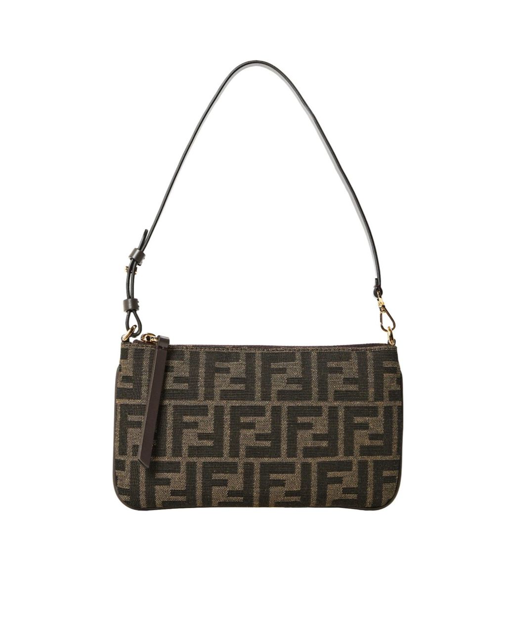 Fendi Multicolor Letter Print Shoulder Bag