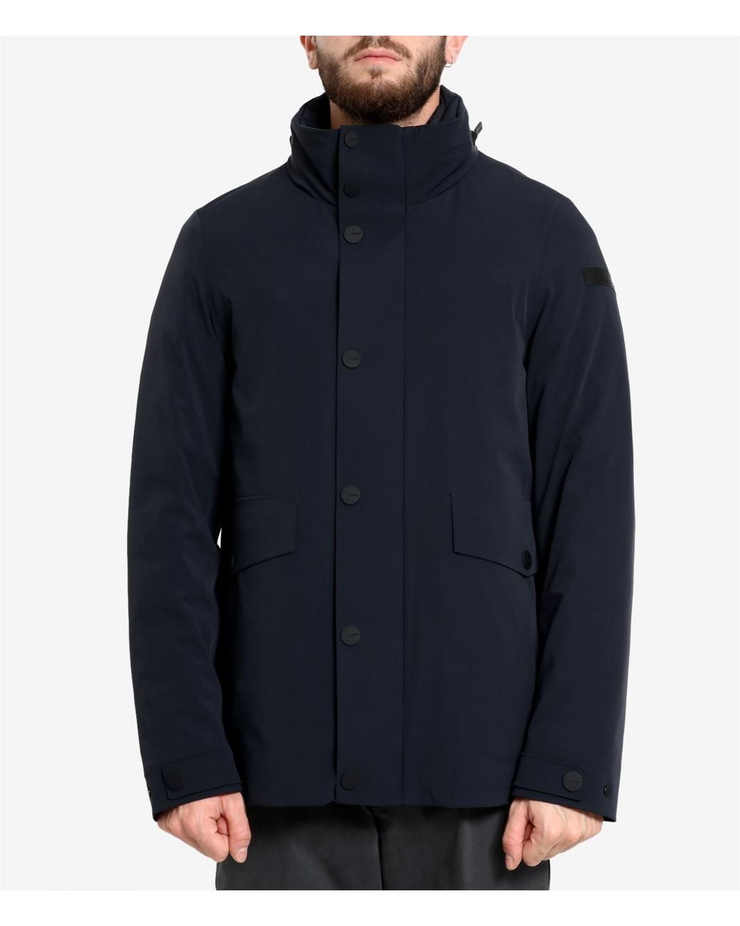 Rrd Blue High-Neck Jacket for men