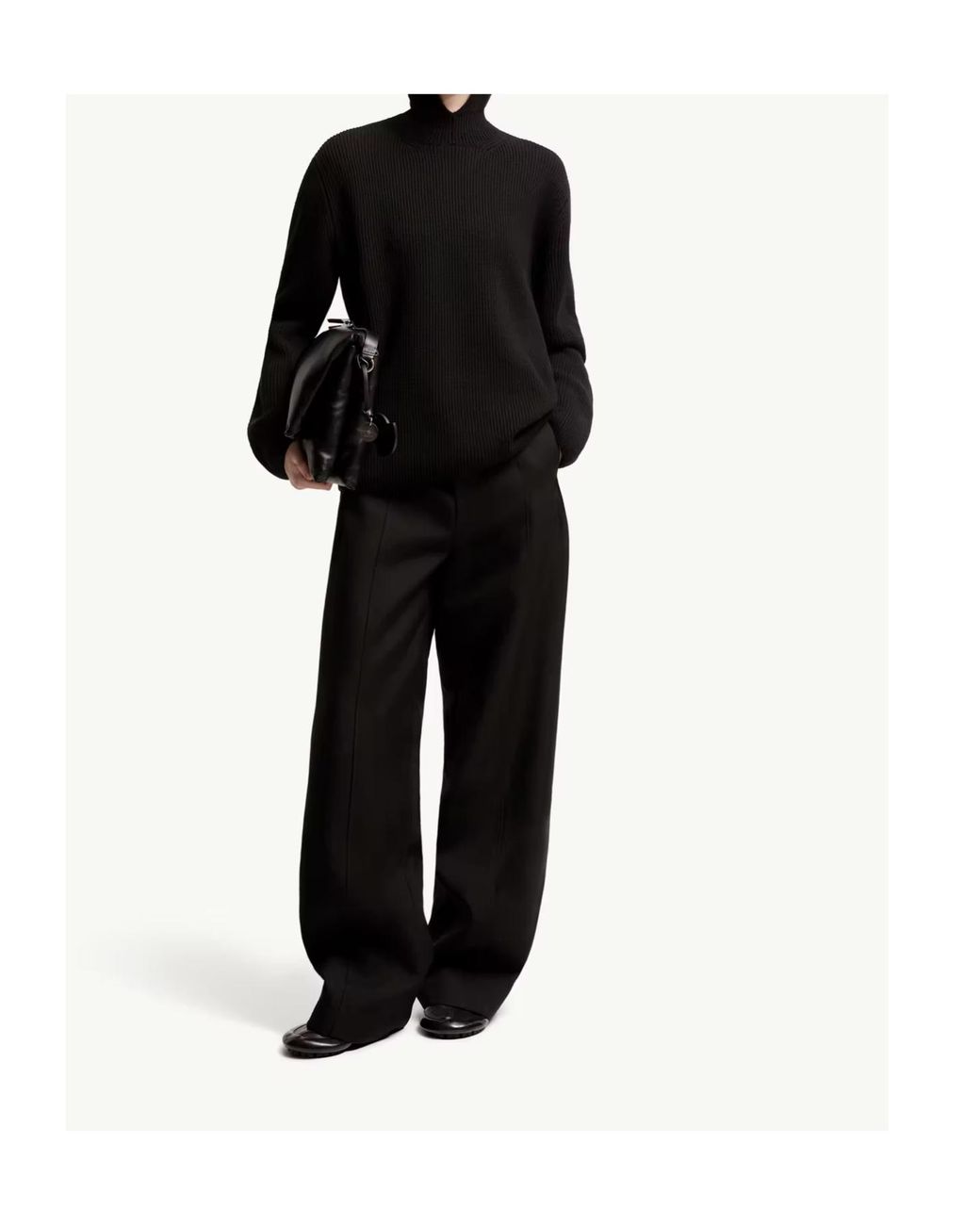 Moncler Black Jil Sander Knitted Hoodie for men