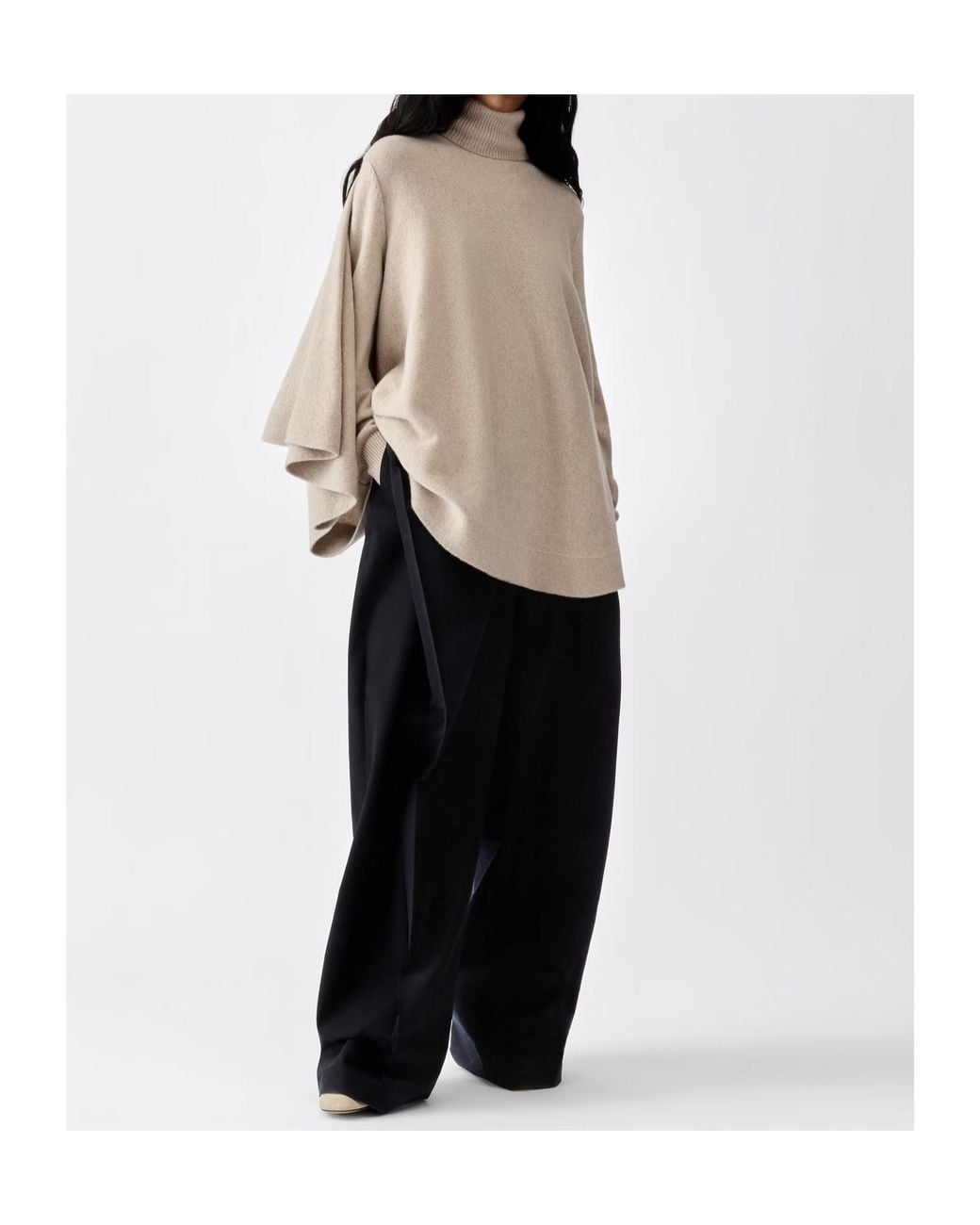 Jacquemus Natural The Fiocco Turtleneck Jumper