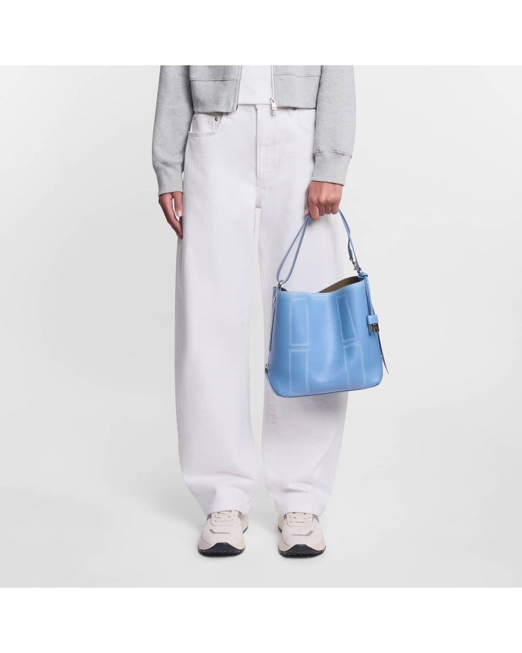 Hogan Blue Small Magnetic Fasten Shoulder Bag