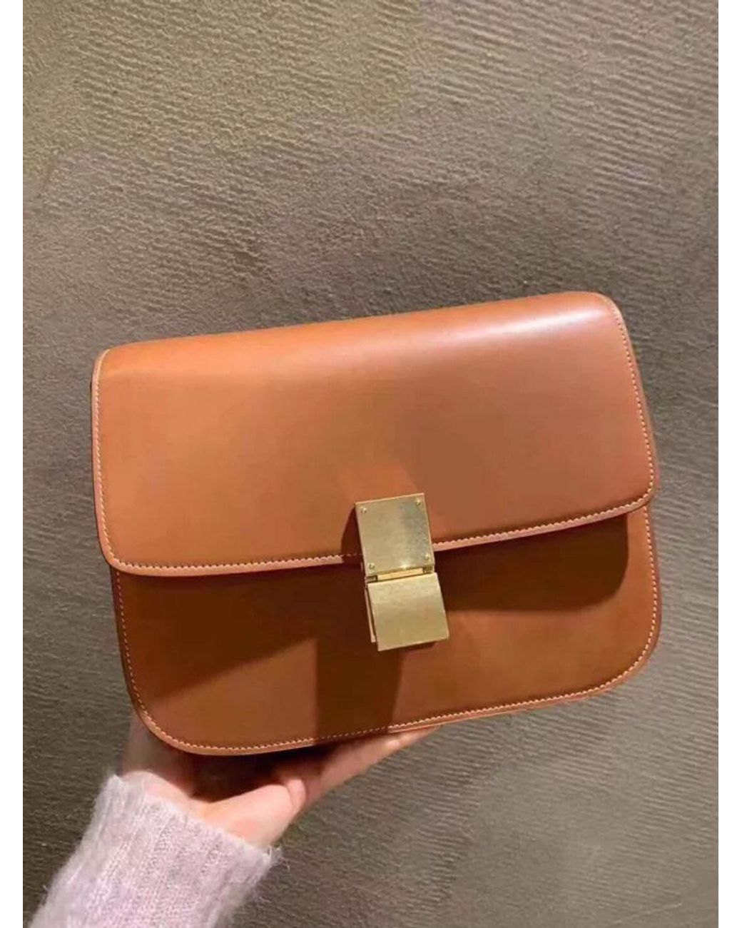 Céline Brown Medium Classic Bag