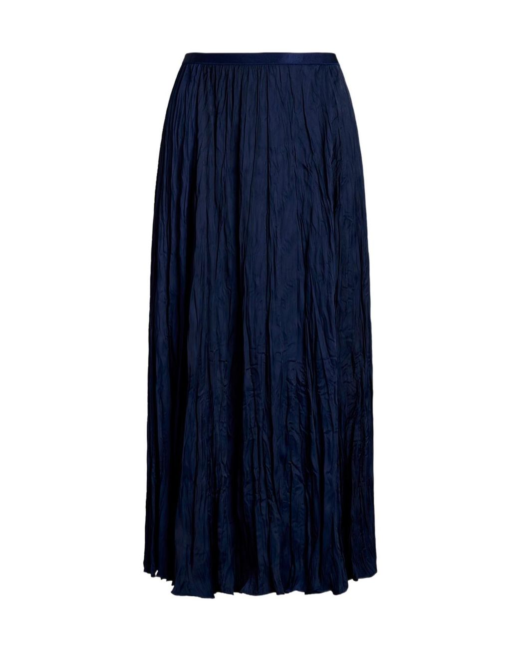 Polo Ralph Lauren Blue Pleated A-Line Skirt