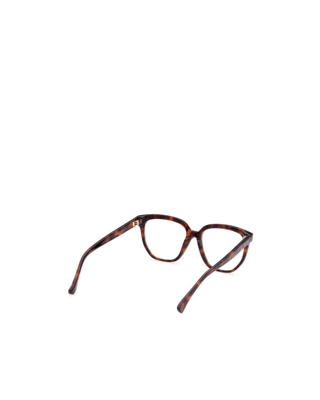 Max Mara White Square Frame Glasses