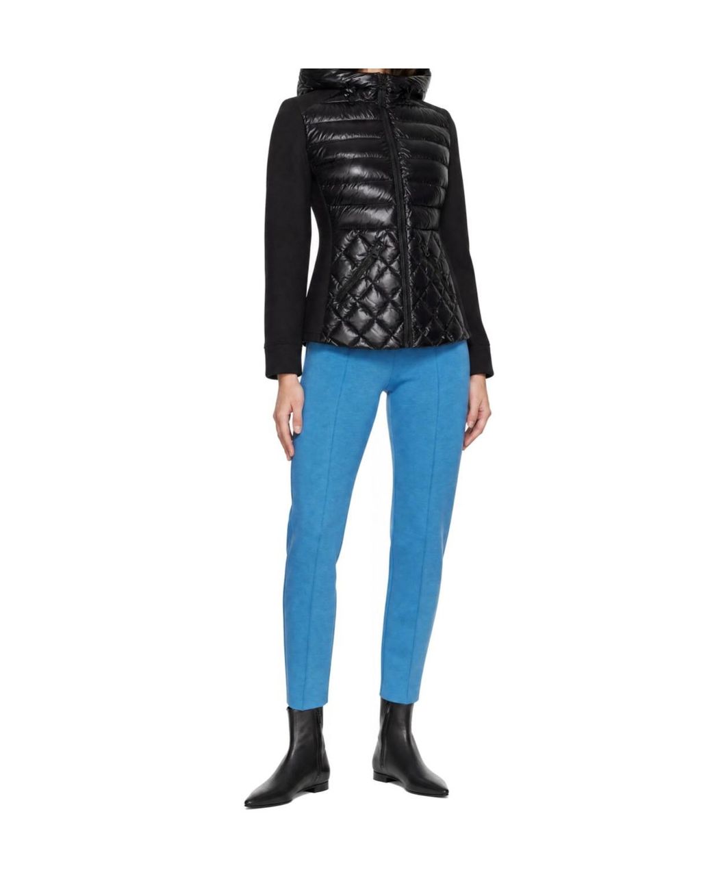 Mackage Blue Agatha Quilted Hooded Down Jacket