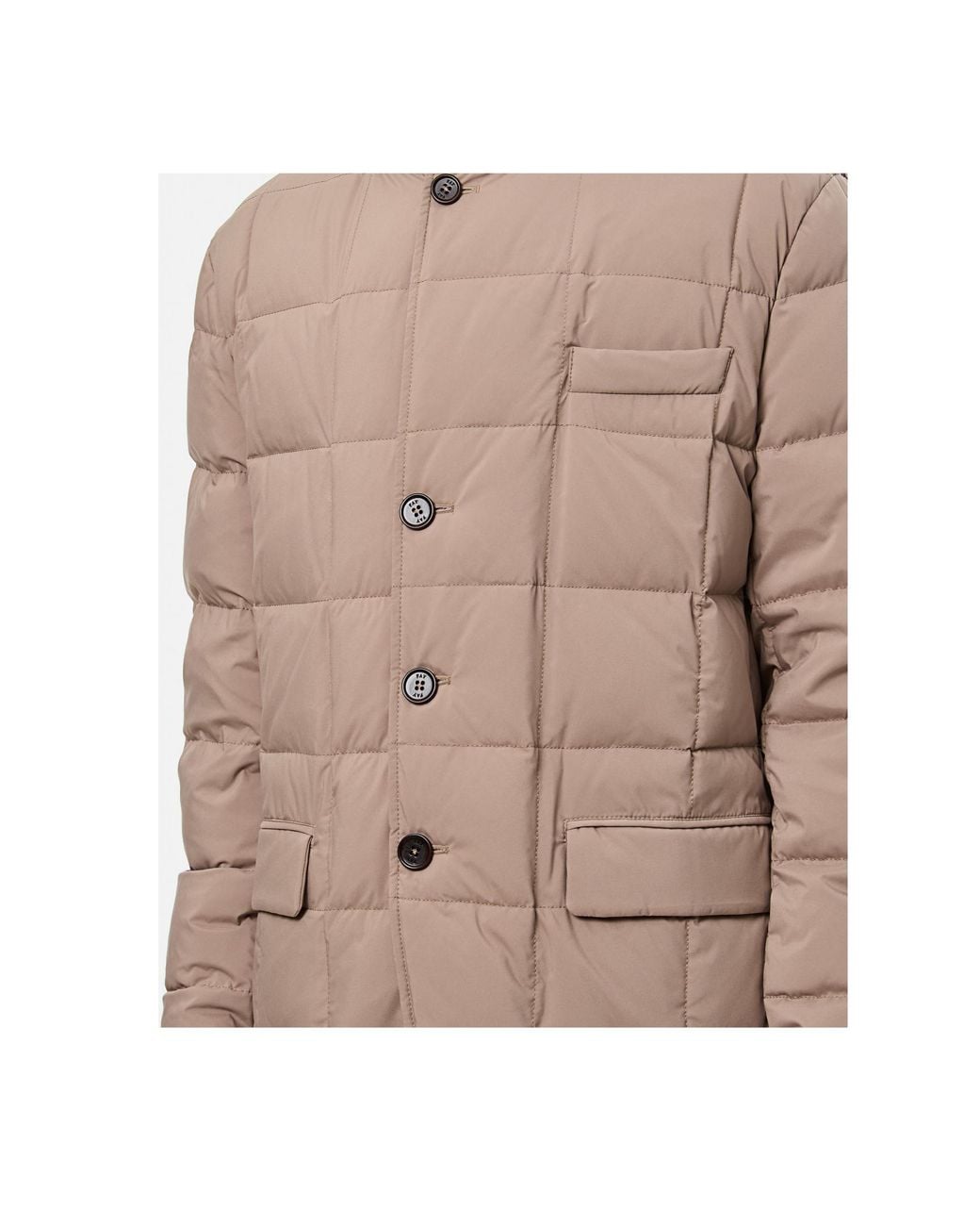 Fay Natural Quilted Padded Coat for men