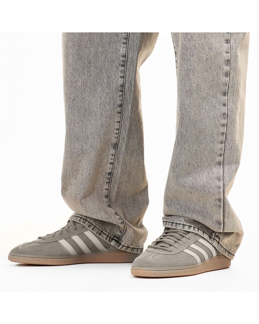 Adidas Originals Brown Suede Casual Sneakers for men