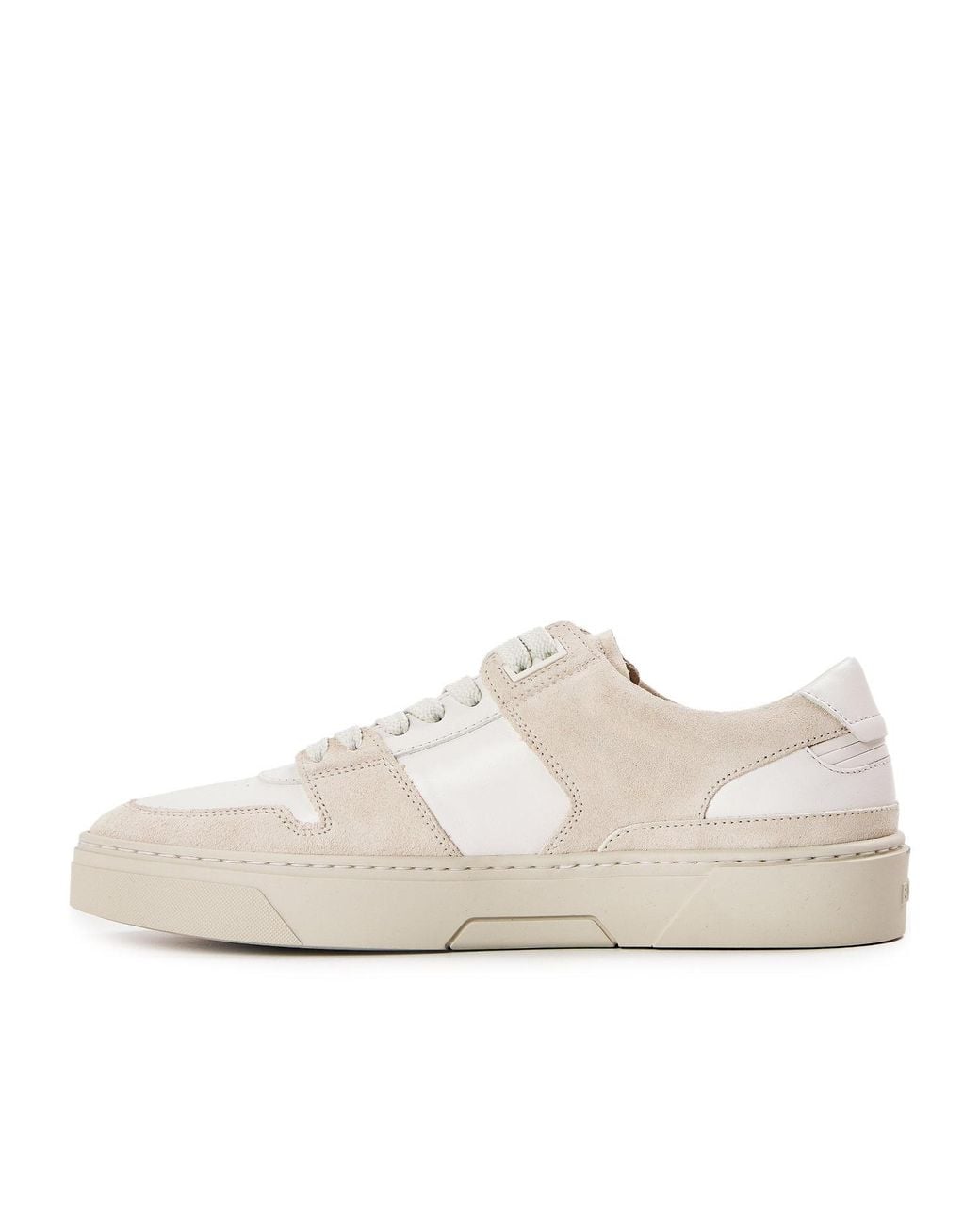 Boss White Low-Top Tennis Shoes for men