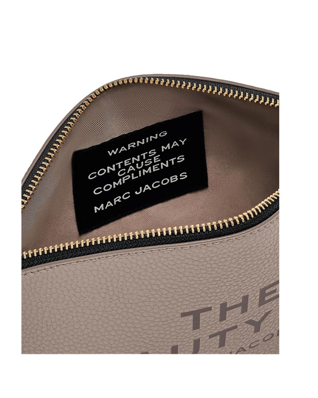 Marc Jacobs Gray The Beauty Bag Makeup Bag