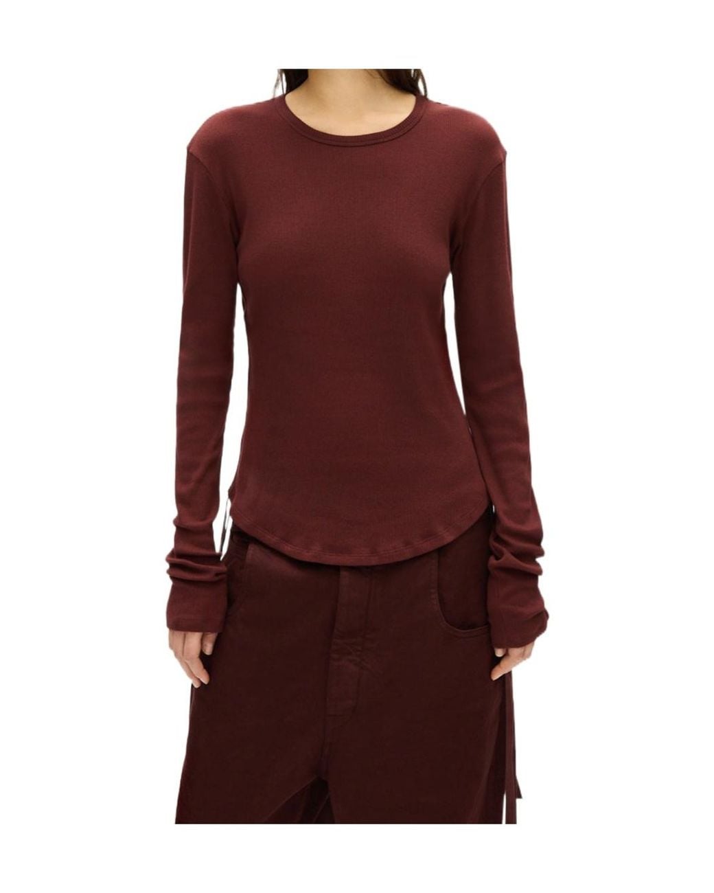Ann Demeulemeester Purple Dot Wrinkled T-Shirt