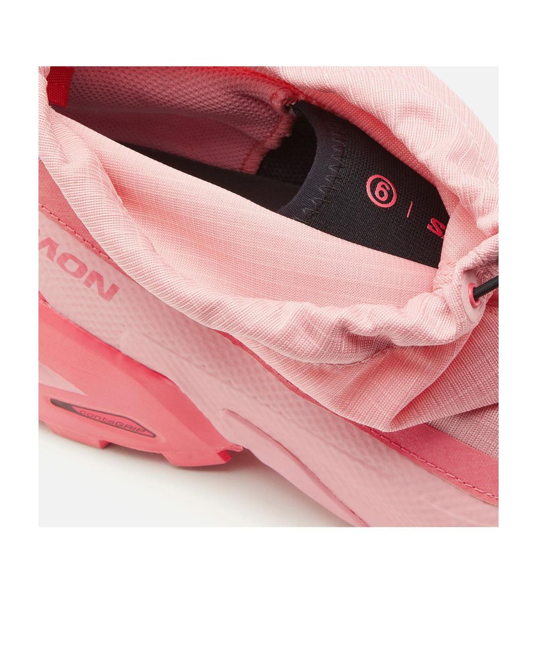 MM6 by Maison Margiela Pink Round Toe Sneakers