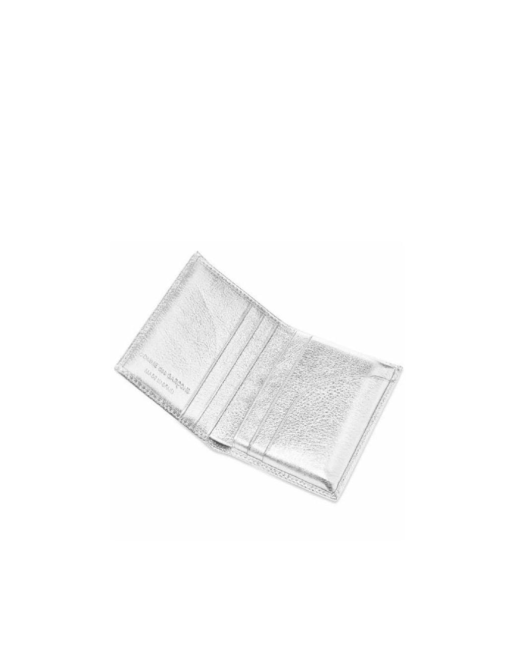 Comme des Garçons White Logo Wallet for men