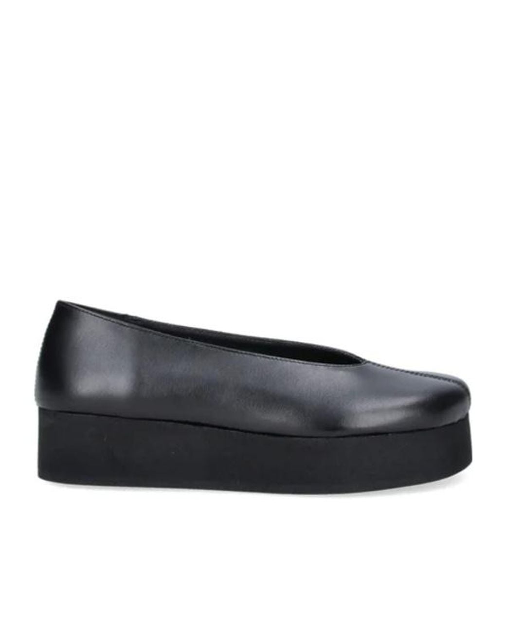 Comme des Garçons Black Platform Low-Top Casual Shoes