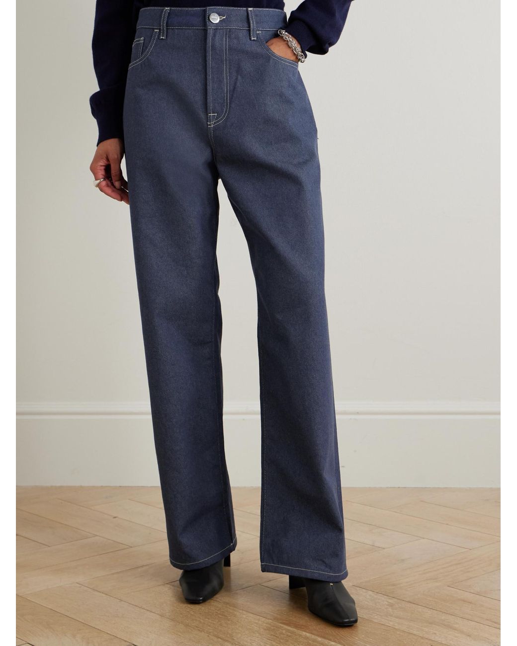 Rohe Blue Jeans With Waistband