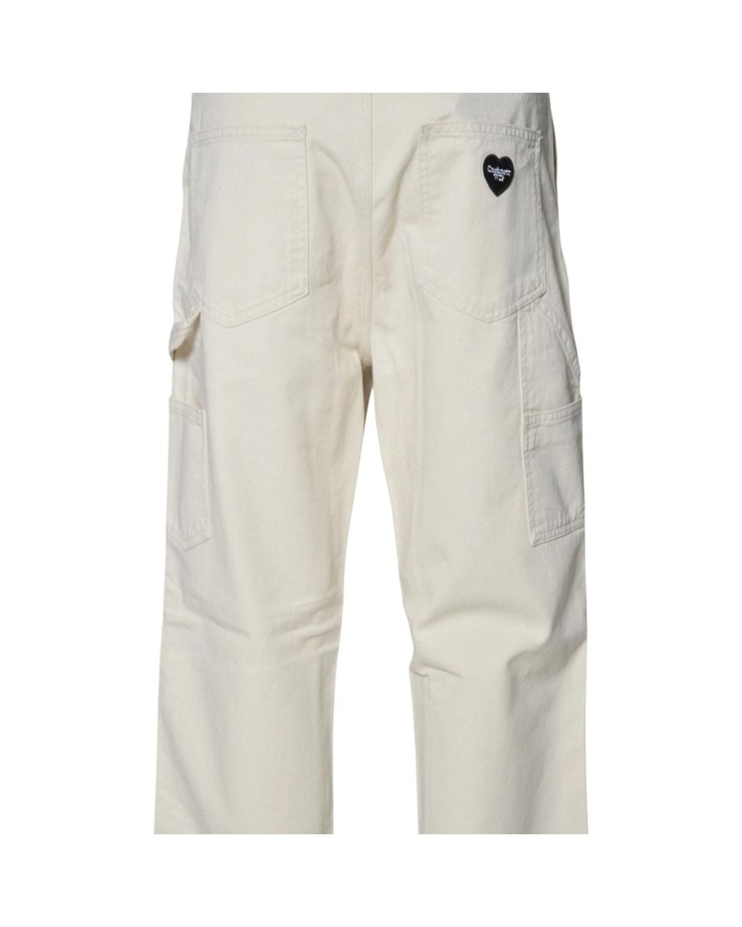 Carhartt Gray Logo-Patch Trousers