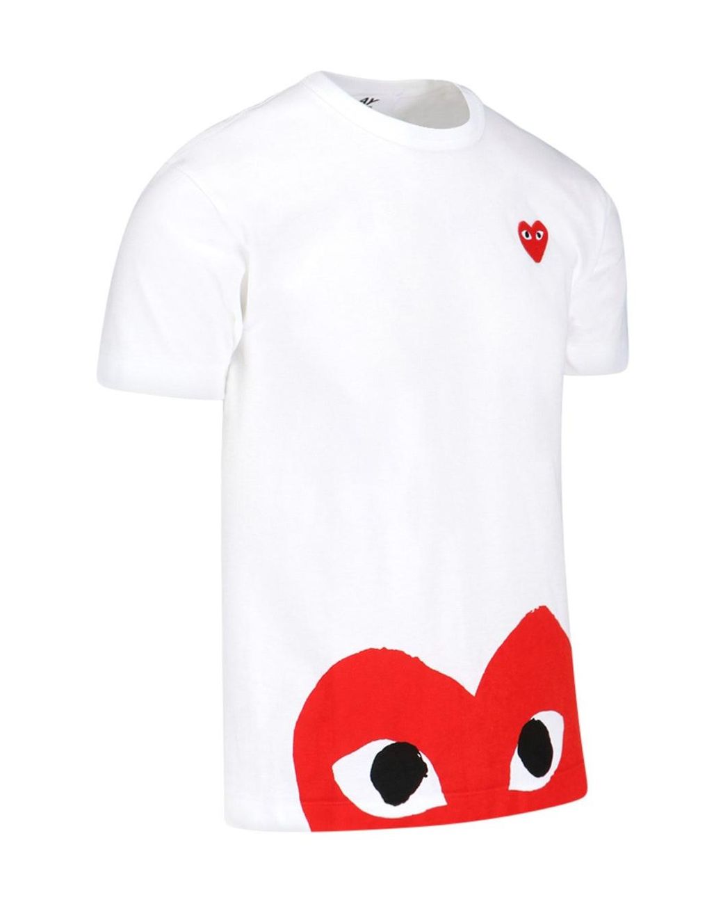 COMME DES GARÇONS PLAY Red Short-Sleeved T-Shirt for men