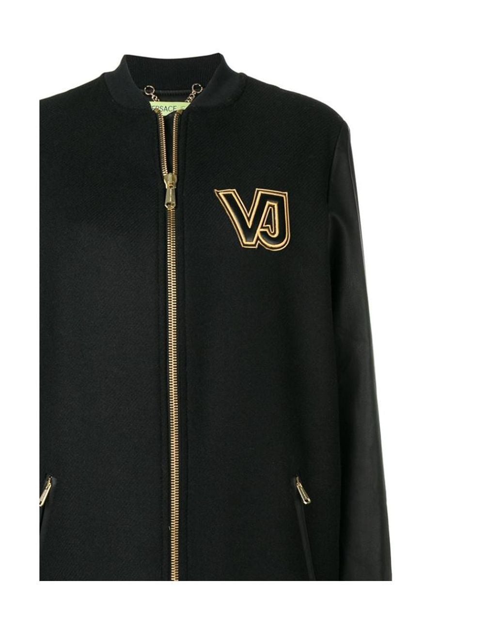 Versace Jeans Black Logo Casual Jacket