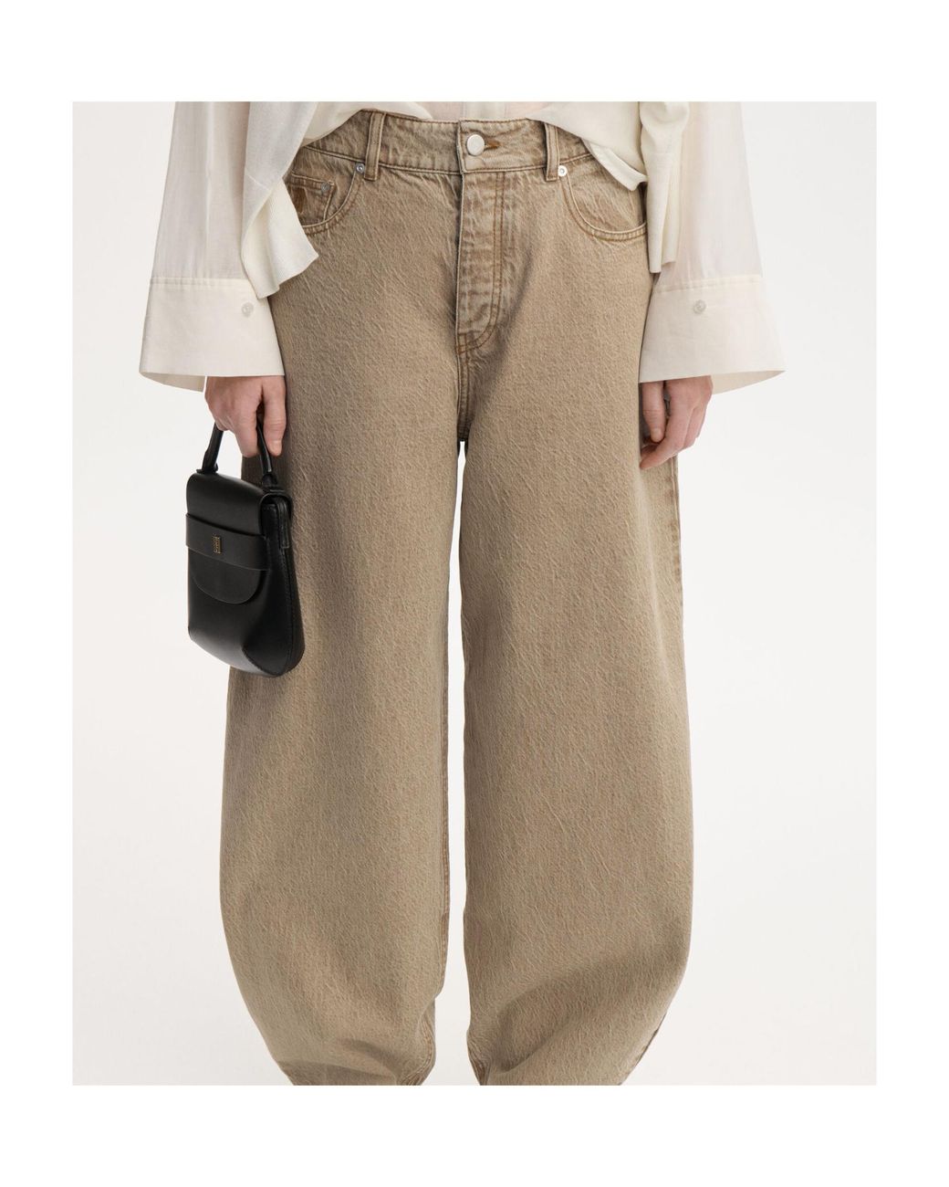 By Malene Birger Natural Dallas Wide-Leg Jeans