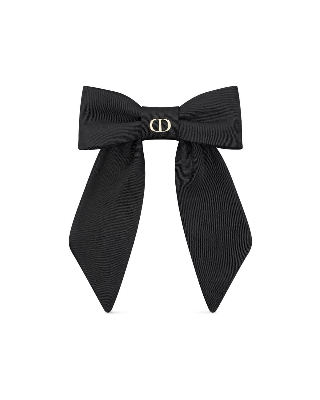 Dior Black Large Twist Bow