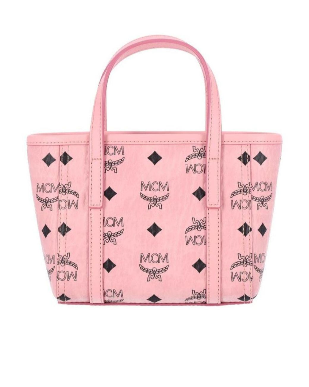 MCM Pink Toni Top-Zip Mini Shopper Bag for men