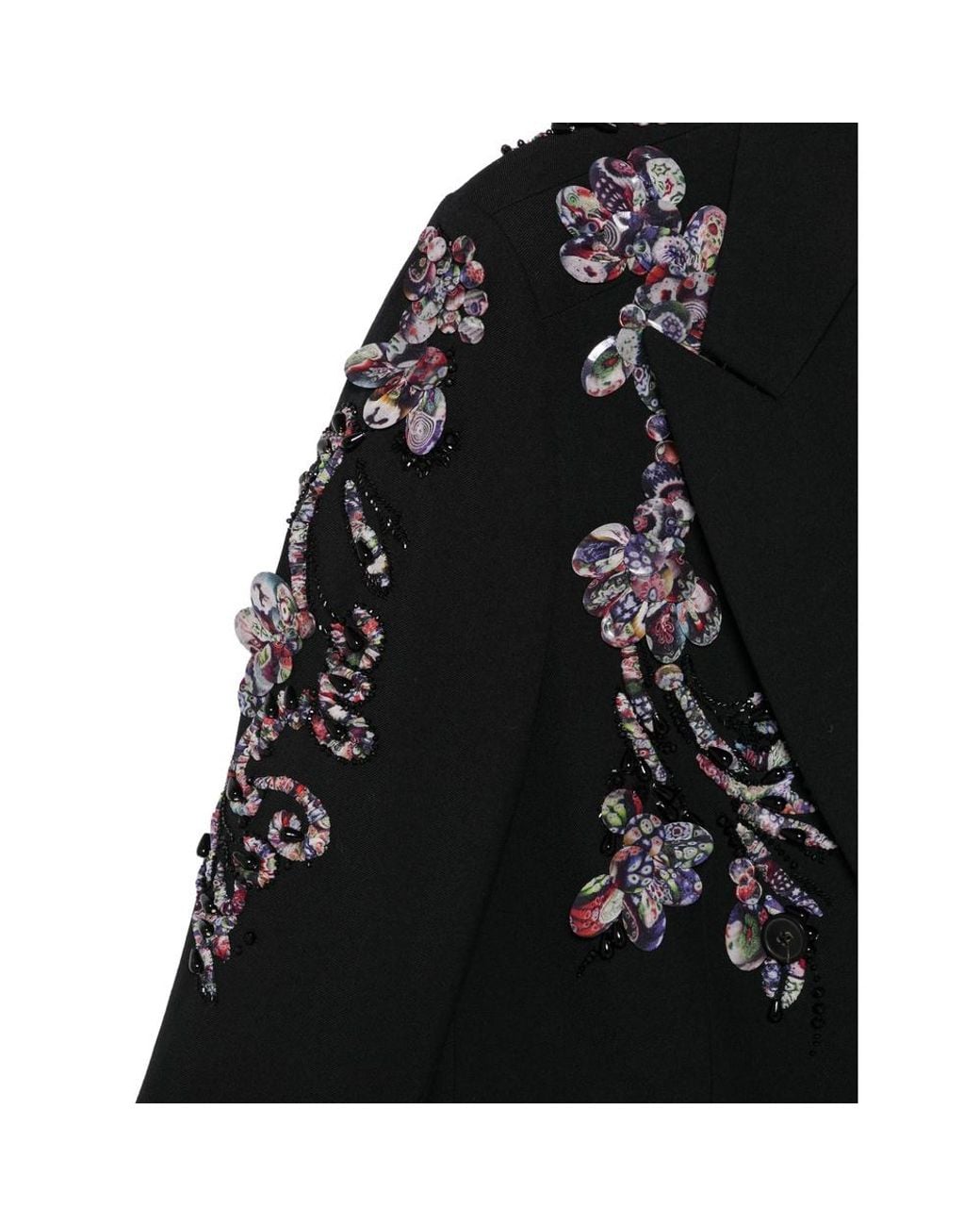 Dries Van Noten Black Long-Sleeve Blazer
