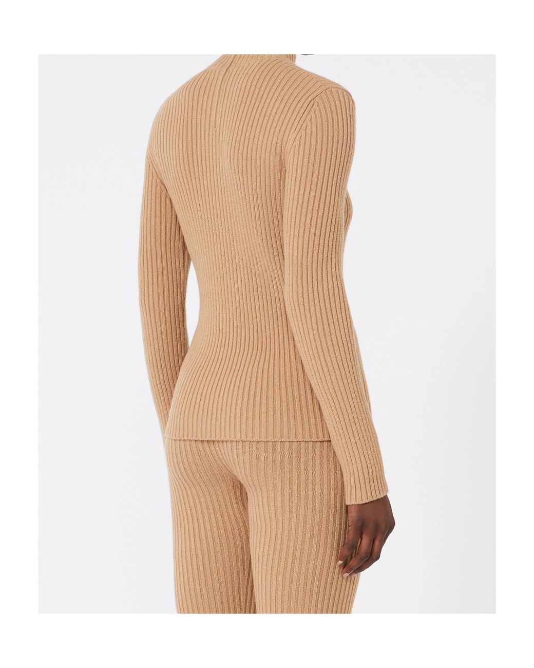 Max Mara Natural Aral High-Neck Jumper