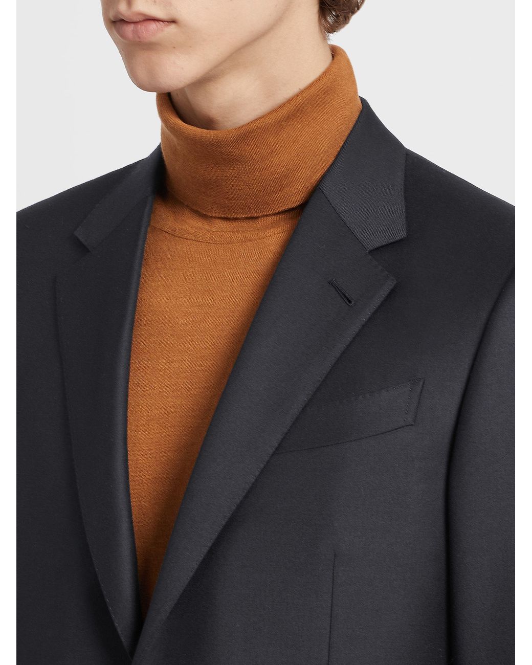 Zegna Blue Trofeo Single-Breasted Suit for men
