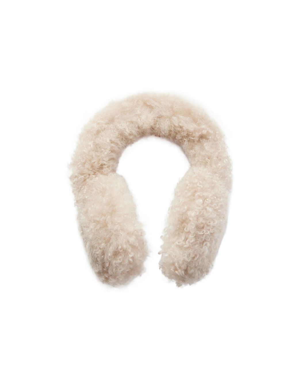 Yves Salomon Metallic Lamb-Shearling Earmuffs