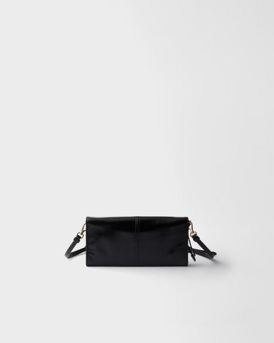 Prada Black Triangle-Logo Wallet