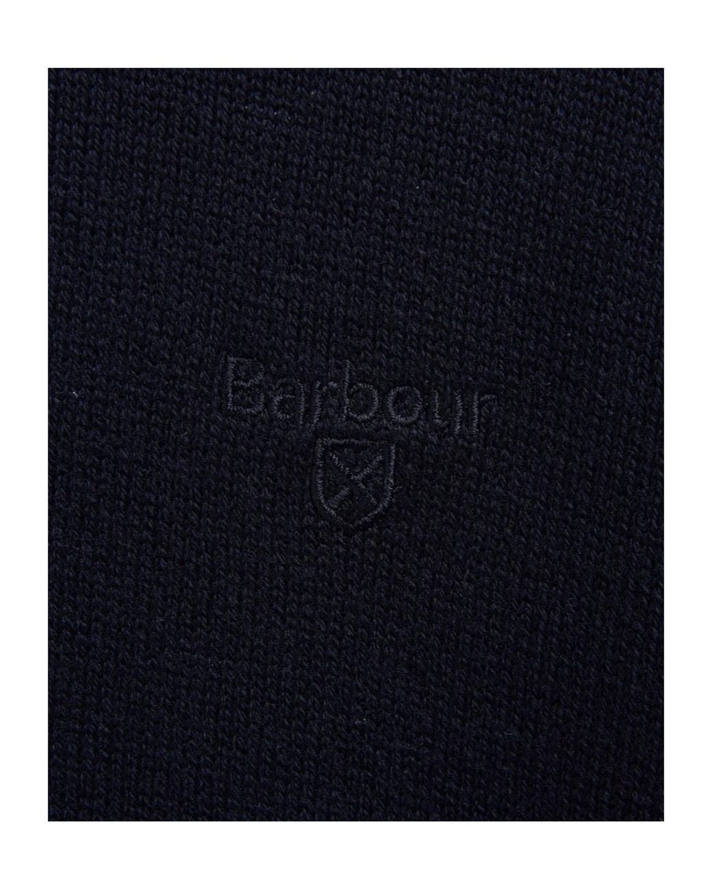 Barbour Blue Half-Zip Jumper for men