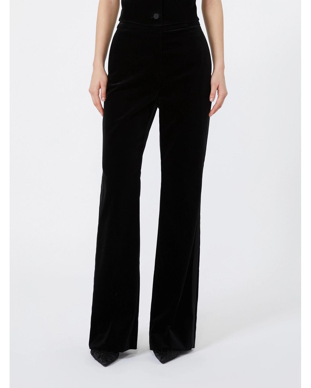 Max Mara Black Studio Mseoscuri Straight Leg Pants
