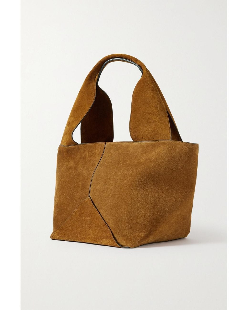 Metier Brown Medium Suede Tote