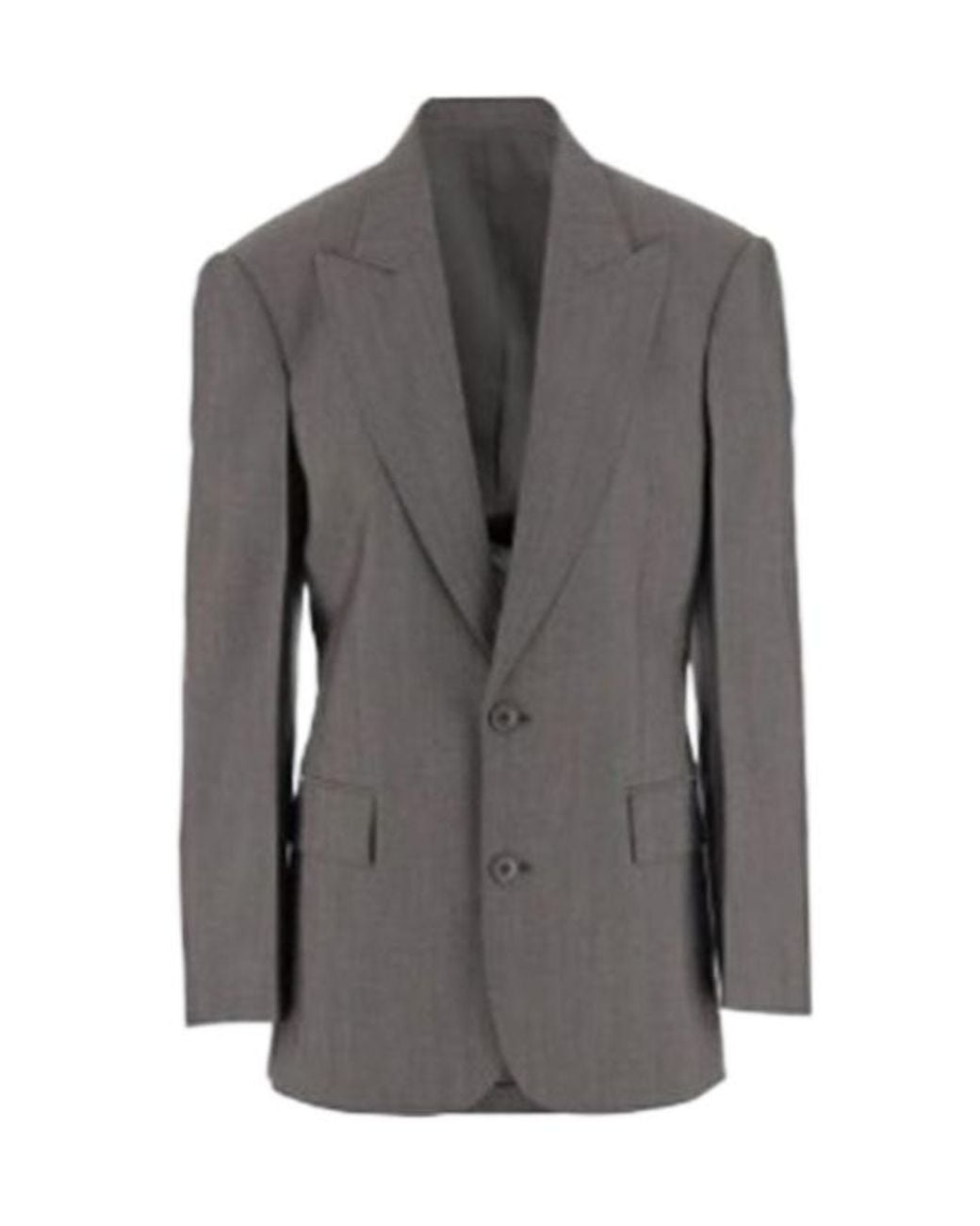 Phoebe Philo Gray Long-Sleeved Casual Jacket