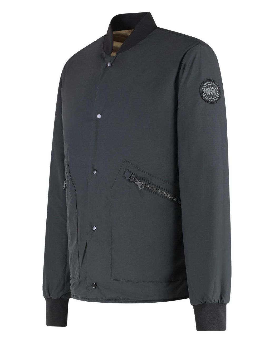 Canada Goose Natural Boswell Logo Patch Reversible Jacket for men