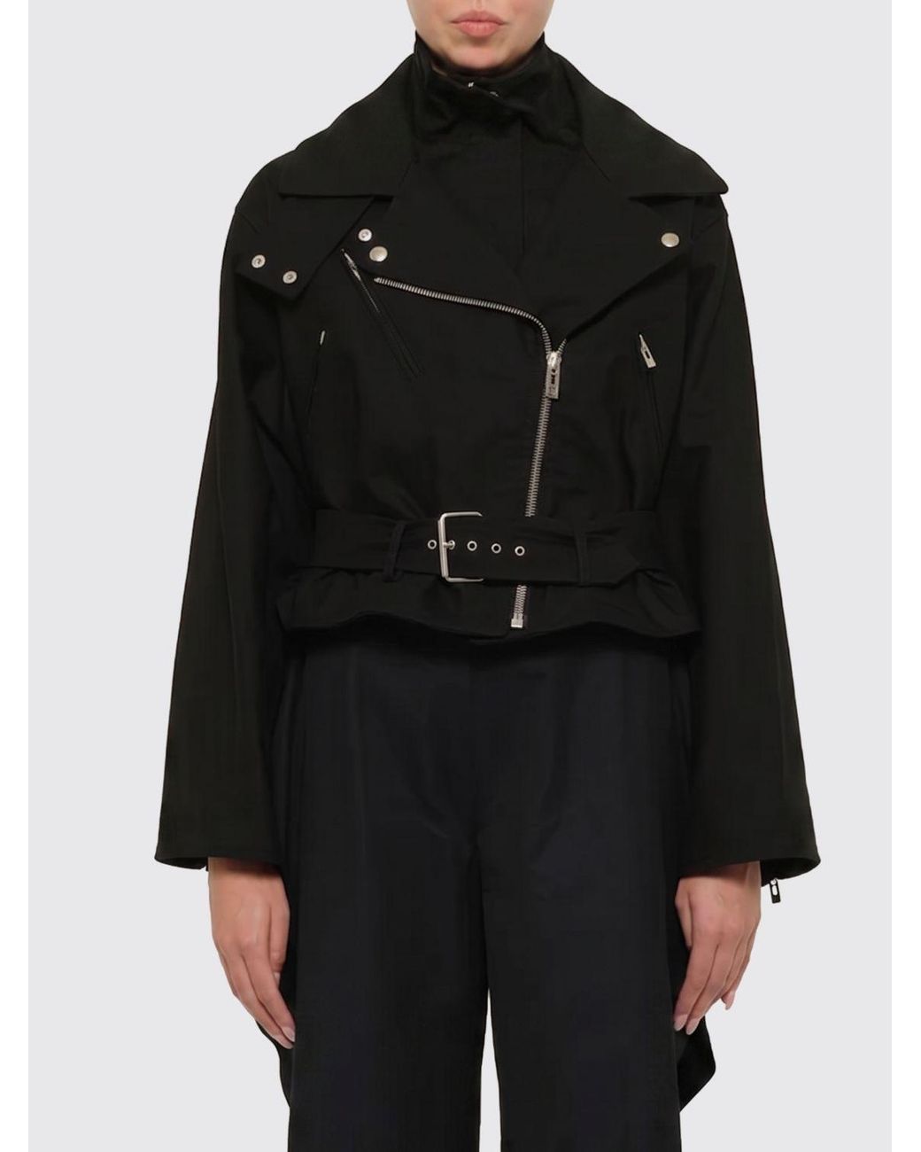 Alaïa Black Alaïa Belted Zipped Jacket